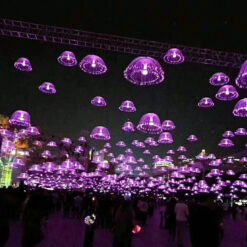 LED水母燈發光光纖七彩燈